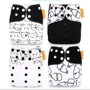 Set of NWT Happy Flute pocket cloth diapers
